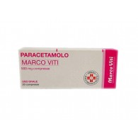PARACETAMOLO MARCO VITI 500 MG 20 COMPRESSE - 1