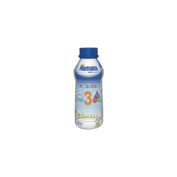 HUMANA 3 NATCARE MP 470 ML HDPE BOTTIGLIA