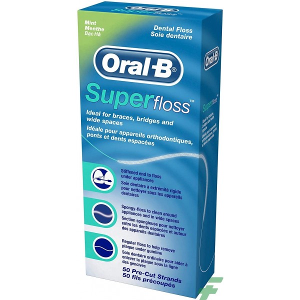 ORALB SUPERFLOSS 50FILI