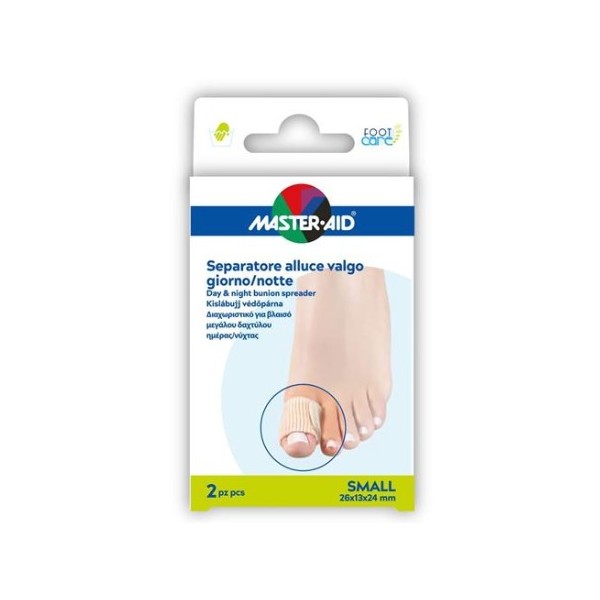 MASTER-AID FOOT CARE DIVAROCATORE ALLUCE GIORNO/NOTTE TAGLIA S 2 PEZZI - 1