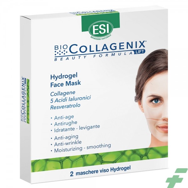 ESI BIOCOLLAGENIX HYDROGEL FACE MASK 2 PEZZI