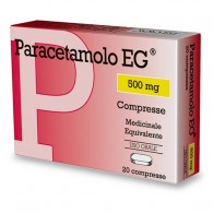 PARACETAMOLO EG 20 COMPRESSE  500 MG COMPRESSE 20 IN BLISTER PVC/AL