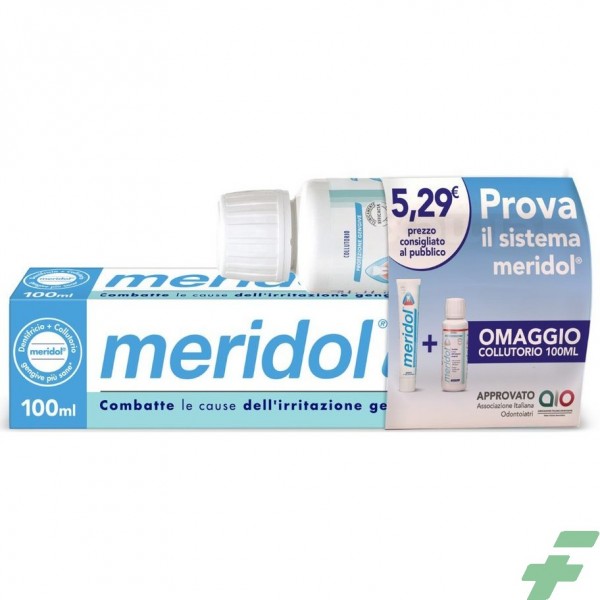 MERIDOL SPECIAL PACK 1 DENTIFRICIO MERIDOL 100 ML + 1 COLLUTORIO MERIDOL 100 ML IN OMAGGIO - 1