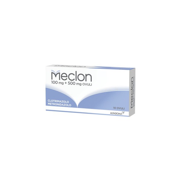 MECLON "100 MG + 500 MG 10 OVULI