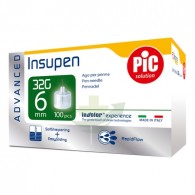 AGO PENNA INSULINA PIC INSUPEN ADVANCED GAUGE 32X6 MM 100 PEZZI