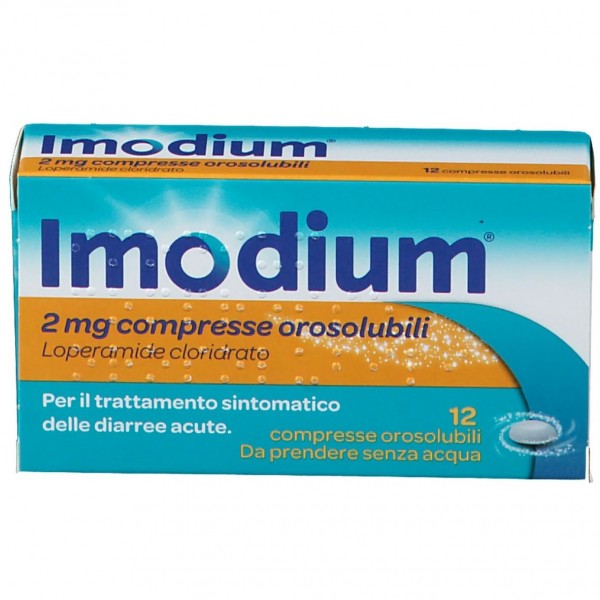 IMODIUM 2 MG 12 COMPRESSE OROSOLUBILI