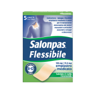 SALONPAS FLESSIBILE 105 MG/31,5 MG EMPIASTRO MEDICATO SALICILATO DI METILE / LEVOMENTOLO