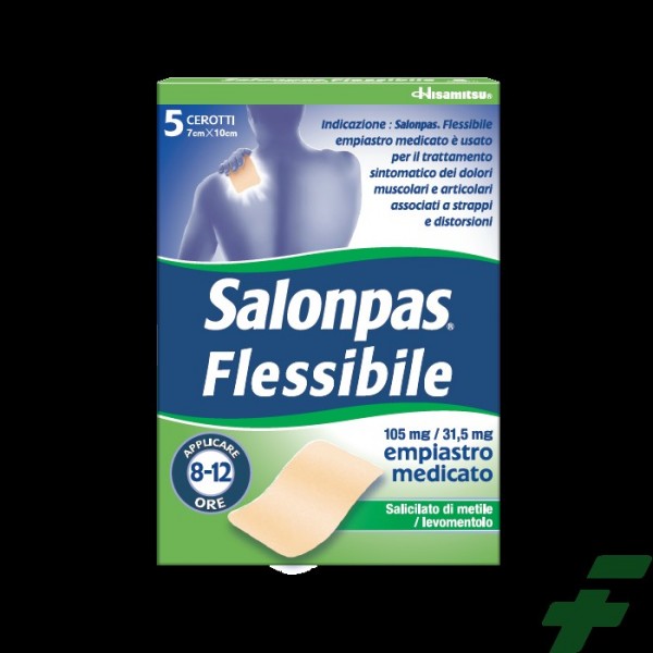 SALONPAS FLESSIBILE 105 MG/31,5 MG EMPIASTRO MEDICATO SALICILATO DI METILE / LEVOMENTOLO