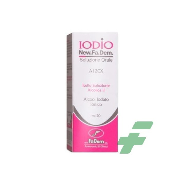 IODIO NEW.FA.DEM. 2% + 2,5% SOLUZIONE ORALE 1 FLACONE 20 ML