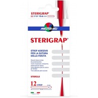 MASTER-AID STERIGRAP STRIP ADESIVO SUTURA FERITE 75X6 MM 6 PEZZI