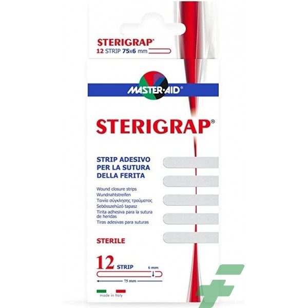 MASTER-AID STERIGRAP STRIP ADESIVO SUTURA FERITE 75X6 MM 6 PEZZI