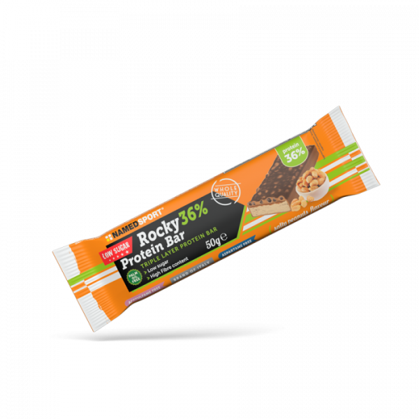 NAMED ROCKY 36% PROTEIN BAR SALTY PEANUTS BARRETTA 50 G