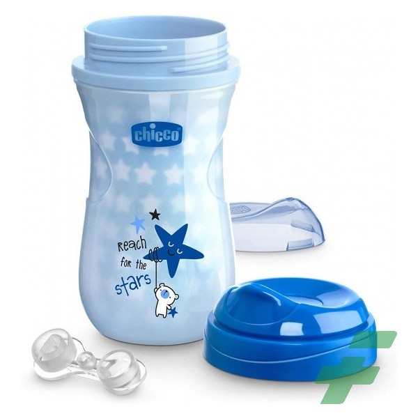 CHICCO TAZZA GLOWING 14M+ AZZURRA