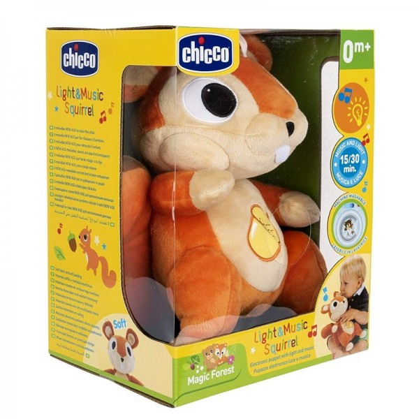 CHICCO GIOCO MF SQUIRREL LIGHT&MUSIC