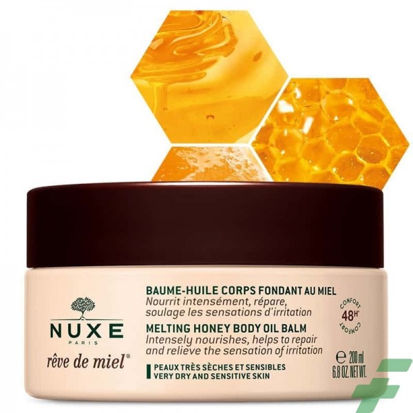 NUXE REVE DE MIEL BAUME HUILE CORPS FONDANT AU MIEL 200 ML