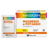 MASSIGEN MAGNESIO POTASSIO 24 BUSTINE + 6 BUSTINE