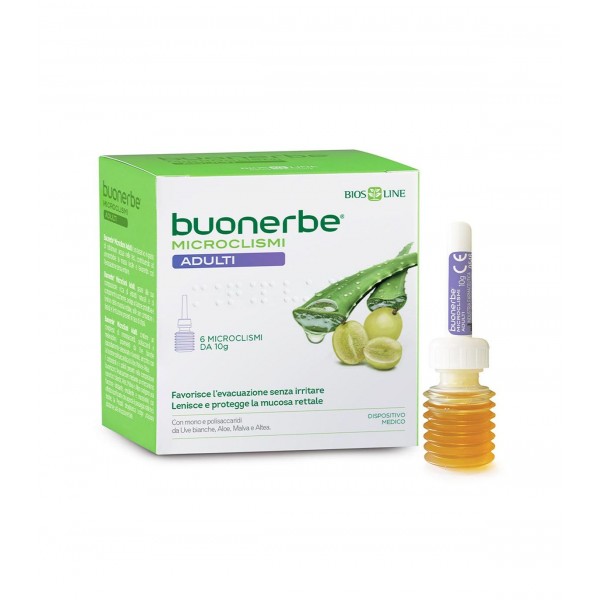 BUONERBE MICROCLISMI ADULTI 6 PEZZI X 10 G