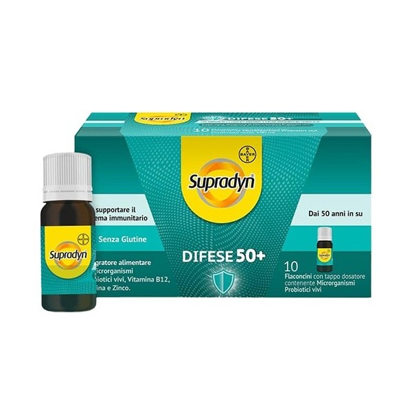 SUPRADYN DIFESE 50+ 10 FLACONCINI 10 ML