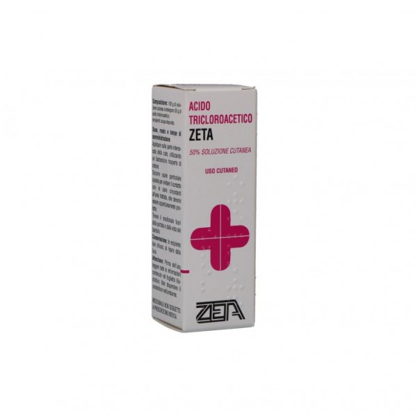 ACIDO TRICLOROACETICO ZETA 50% SOLUZIONE CUTANEA FLACONE DA 10 ML