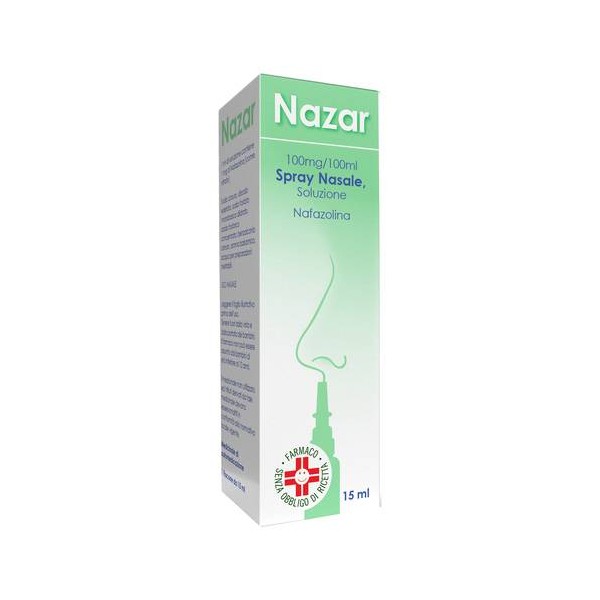 NAZAR 100 MG/100 ML SPRAY NASALE SOLUZIONE 1 FLACONE DA 15 ML IN VETRO