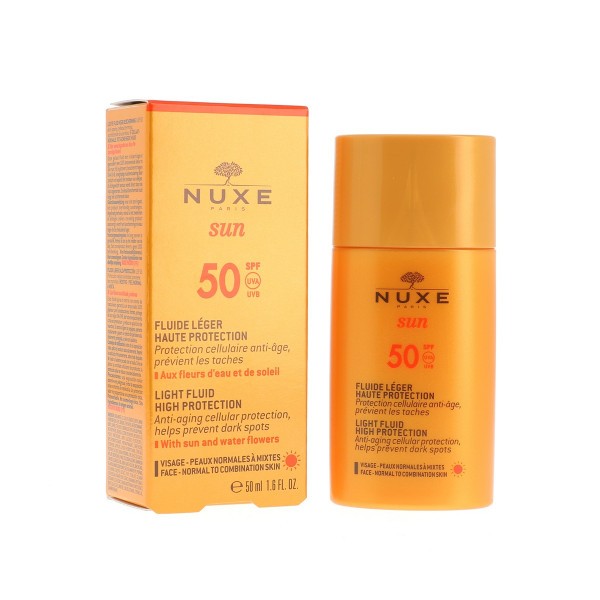 NUXE SUN FLUIDO LEGGERO ALTA PROTEZIONE SPF50 50 ML