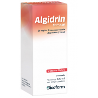 ALGIDRIN 20 MG/ML SOSPENSIONE ORALE, BAMBINI 1 FLACONE IN PET DA 120 ML CON SIRINGA