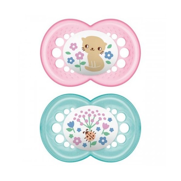 MAM ORIGINAL 6+ SILICONE CONFEZIONE DOPPIA FEMMINA