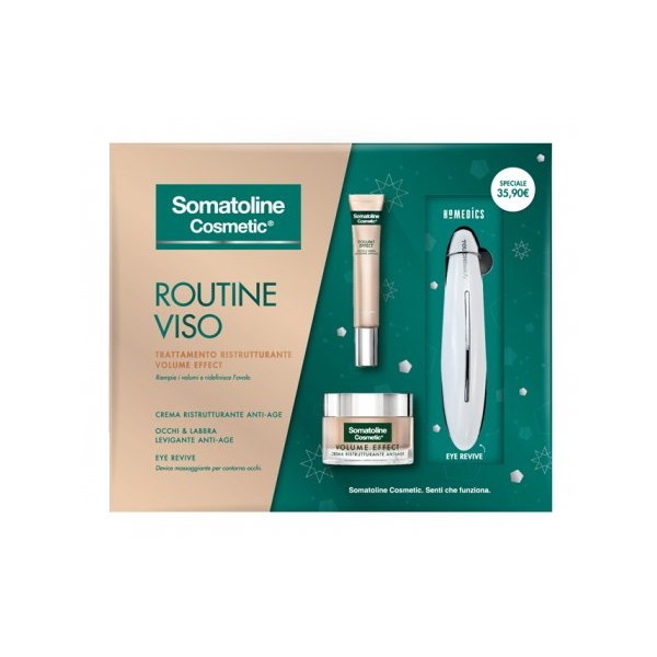 SOMATOLINE COSMETIC COFANETTO VOLUME EFFECT CREMA RISTRUTTURANTE ANTI-AGE GIORNO 50 ML + VOLUME EFFECT OCCHI E LABBRA 15 ML