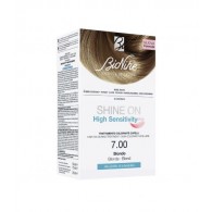 BIONIKE SHINE ON HIGH SENSITIVITY PLUS BIONDO 7,00 RIVELATORE IN CREMA 75 ML + CREMA COLORANTE 50 ML