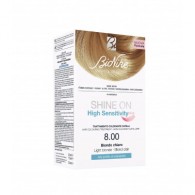 BIONIKE SHINE ON HIGH SENSITIVITY PLUS BIONDO CHIARO 8,00 RIVELATORE IN CREMA 75 ML + CREMA COLORANTE 50 ML