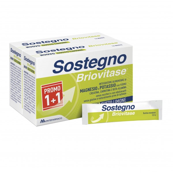 BRIOVITASE SOSTEGNO LIMONE BIPACK 24 BUSTE