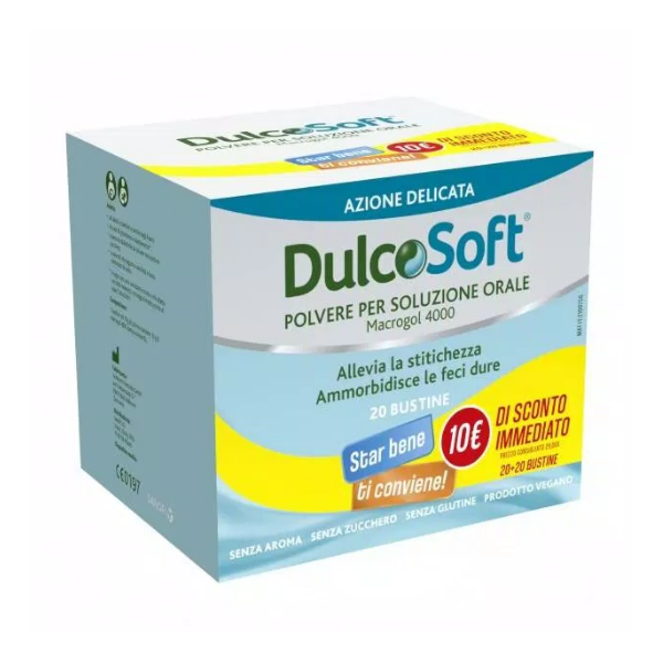 DULCOSOFT 20 BUSTINE BIPACK 1+1