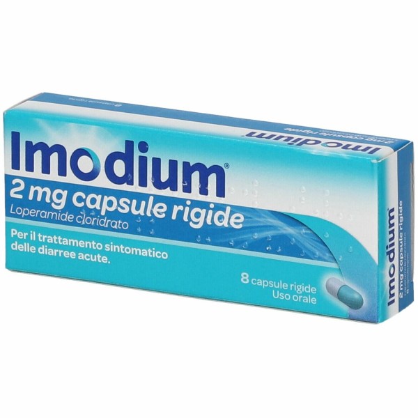 IMODIUM 2 MGG 8 CAPSULE RIGIDE